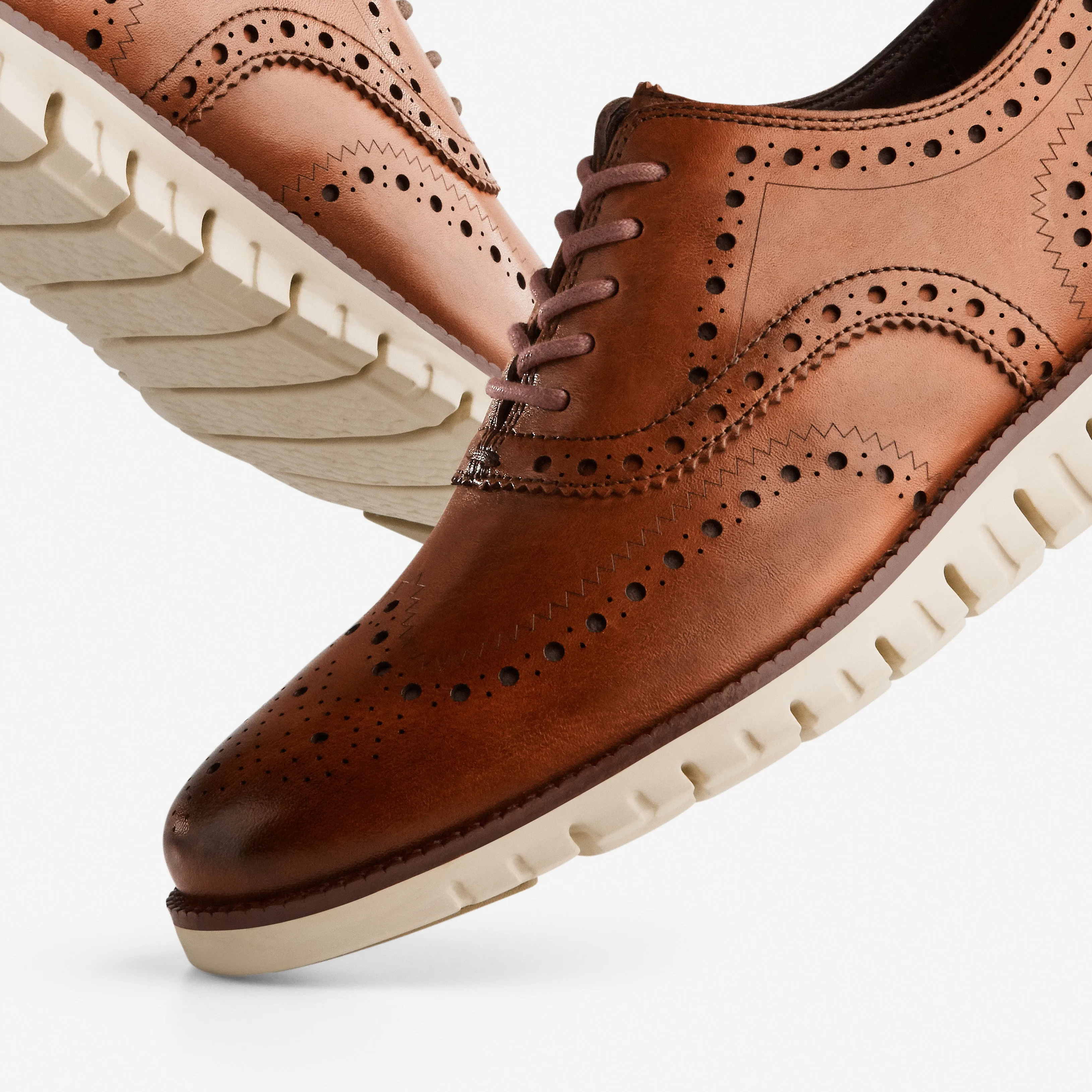 Мужские ZERØGRAND Wingtip Oxfords