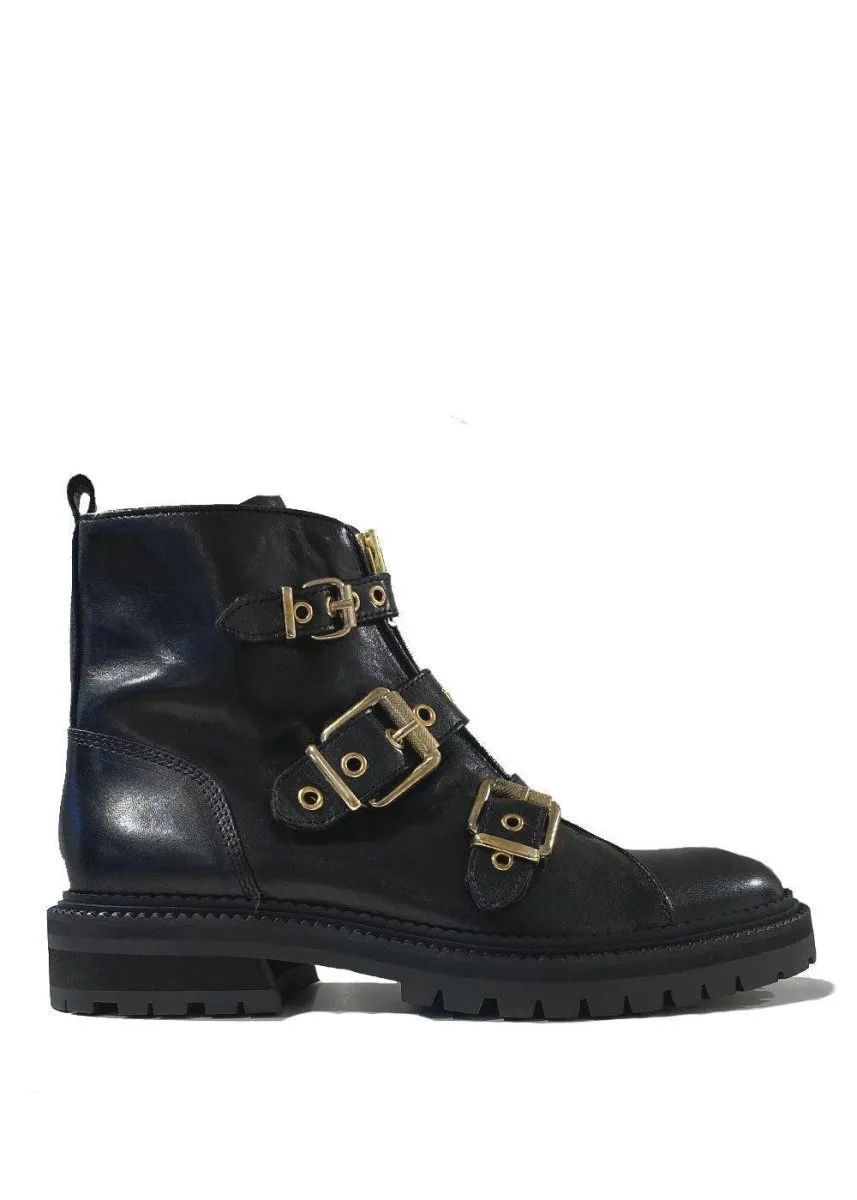 3552 Black calf/gold 602 - Black Calf Gold 602