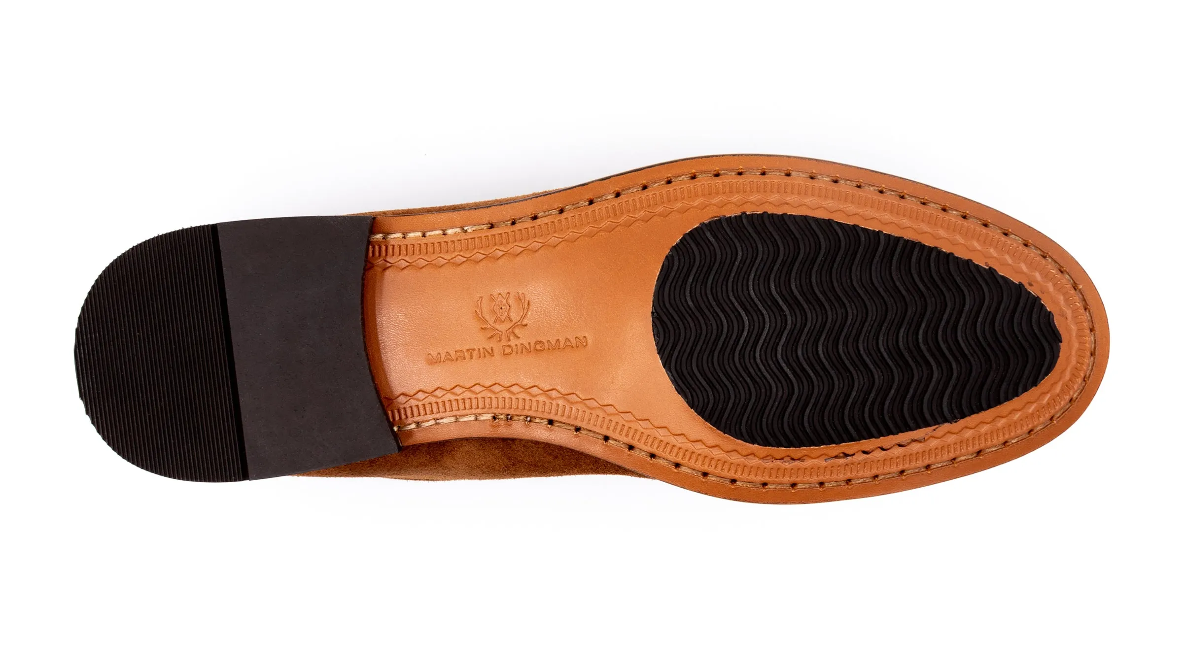 Addison Suede Horse Bit Loafers - Snuff
