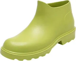 Ankle Rain Boots for Women Waterproof Fashion Short Tube Water Proof Non Slip Rain Boots Non Slip Fishing Shoes