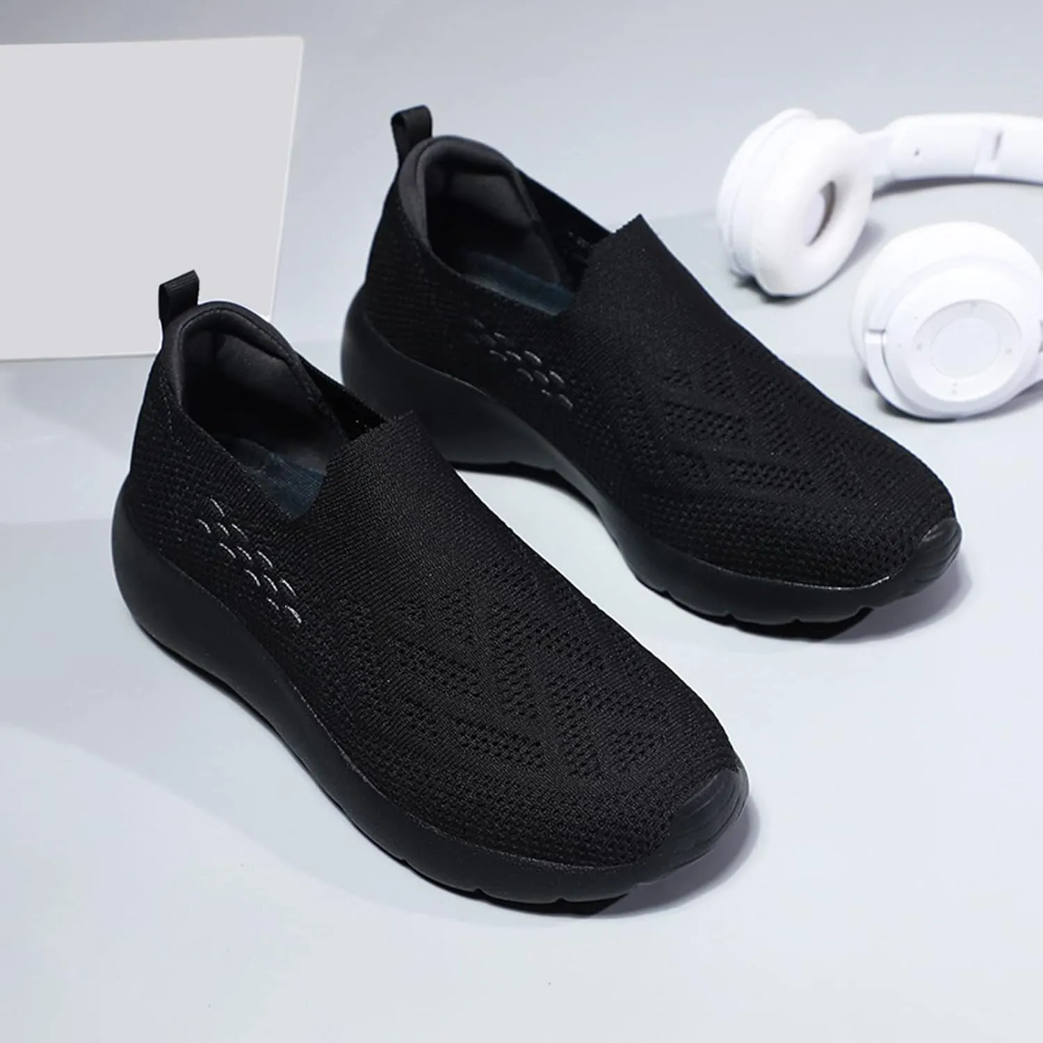 Arch Support Platform Sneakers for Women Platform Thick Sole Classic Rubber Sole Shoes Sparkly Shoe for Women