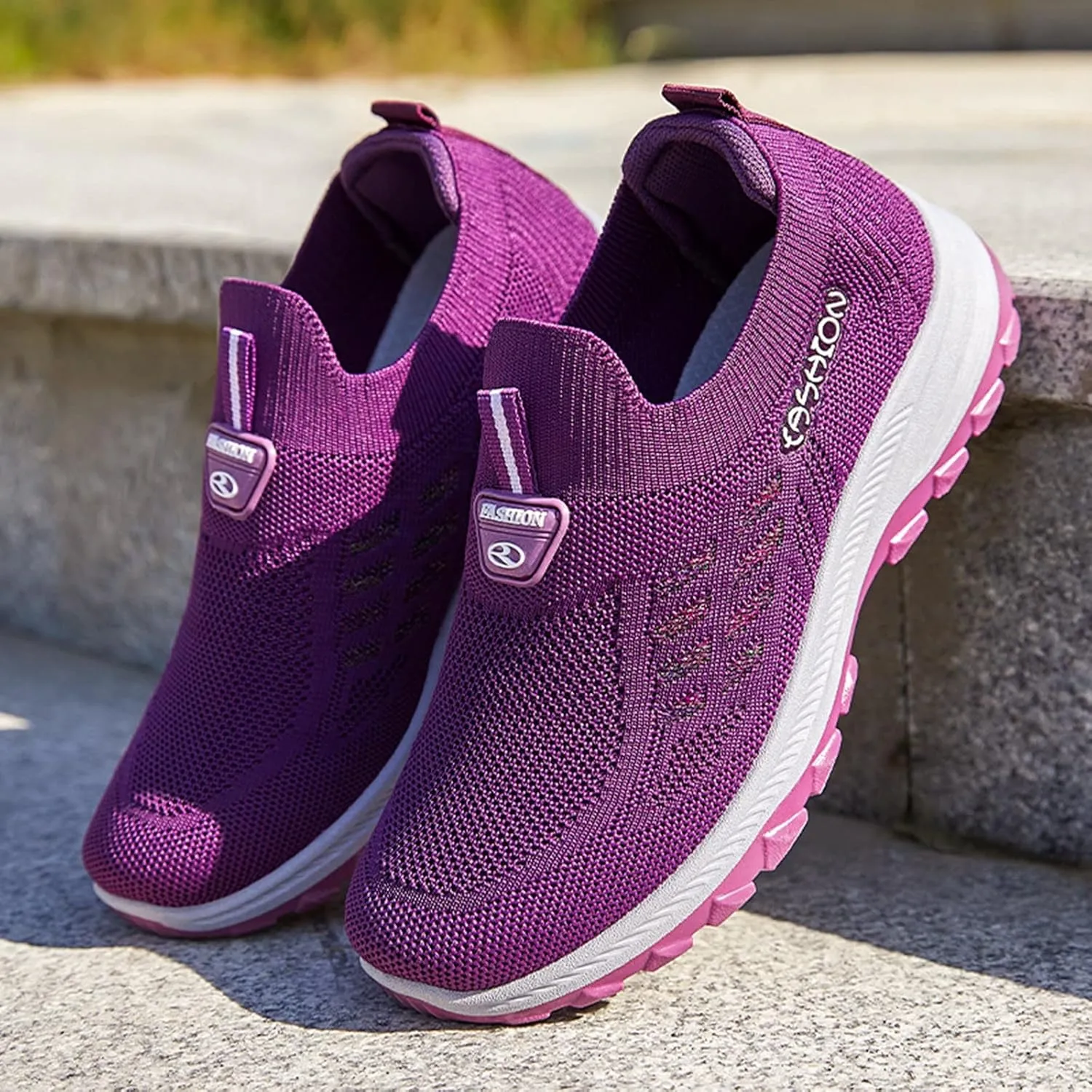 Arch Support Trekking Shoes for Women Platform Thick Sole Classic Rubber Sole Shoes Arch Support Walking Shoe