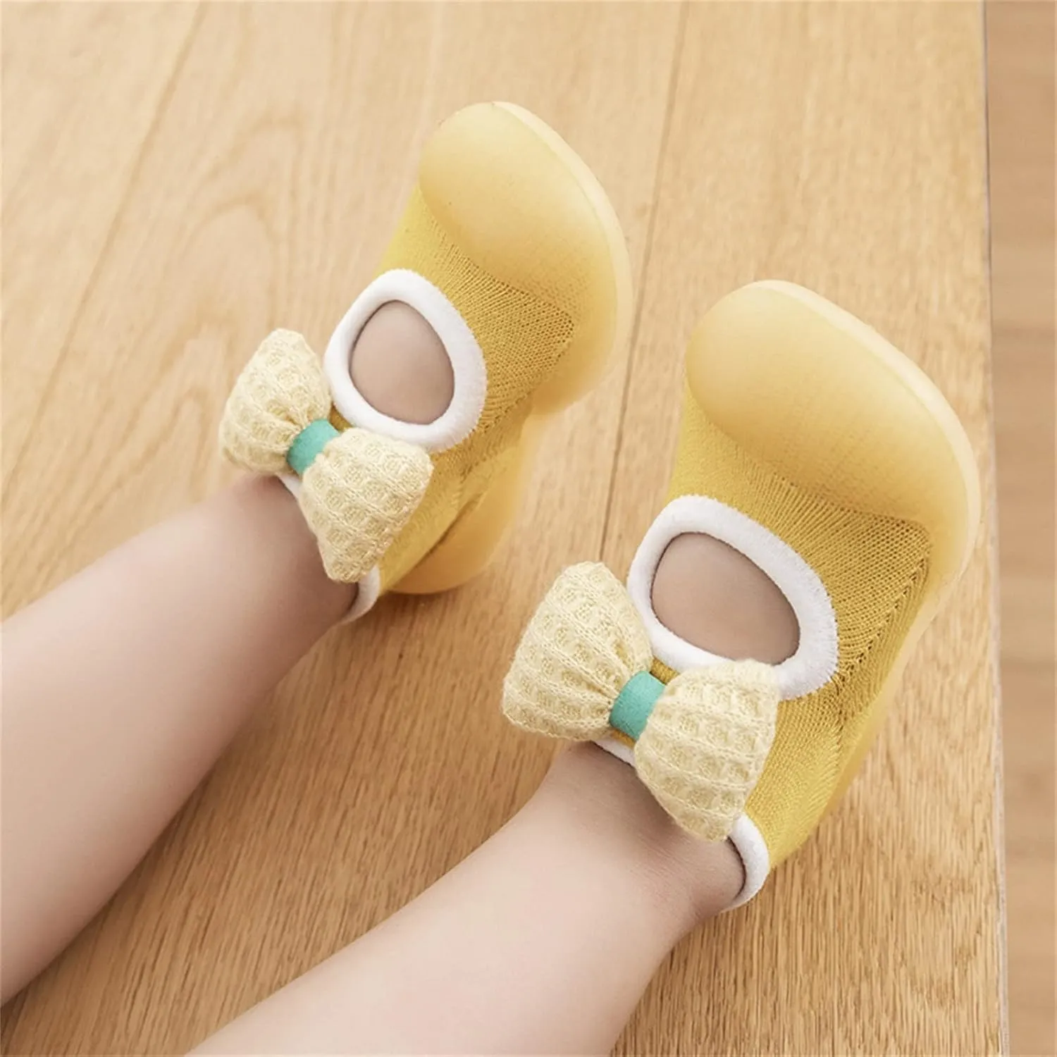Baby Walking Shoes,Baby Sock Shoes Toddler Newborn Boys Girls Shoes Cute Bowknot Soft Antislip First Walking 0-3 Years