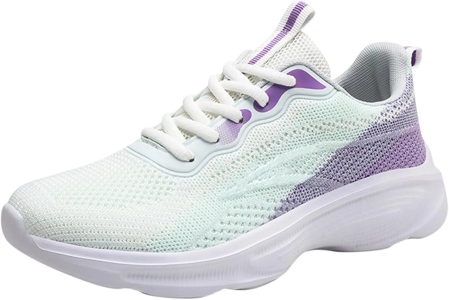 Classic Athletic Skateboard Sneakers for Women Casual Lace Up Non Slip Walking Shoes Lightweight Workout Shoe