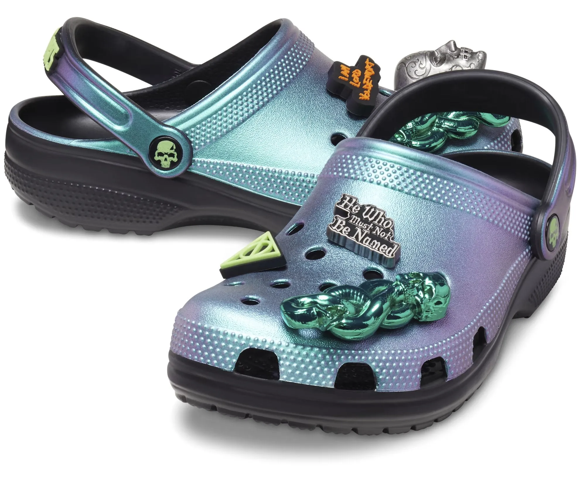 Crocs Harry Potter Dark Arts Classic Unisex Clogs, black