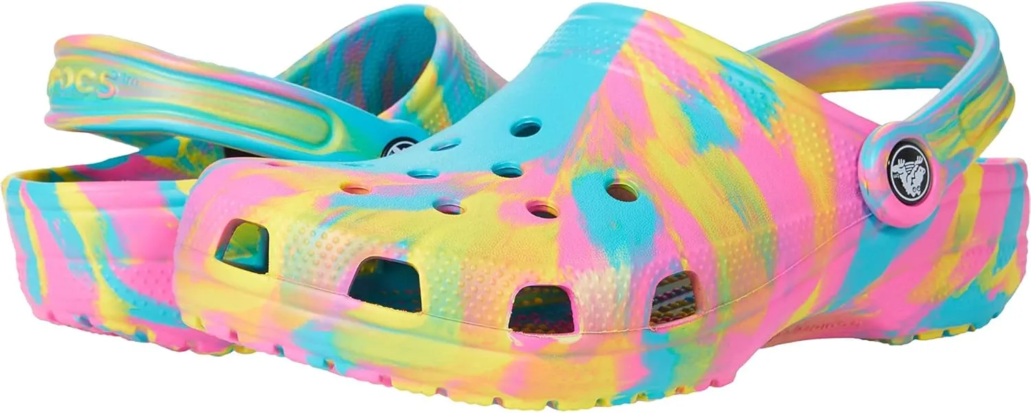 Crocs Kids' Classic Marbled Clog