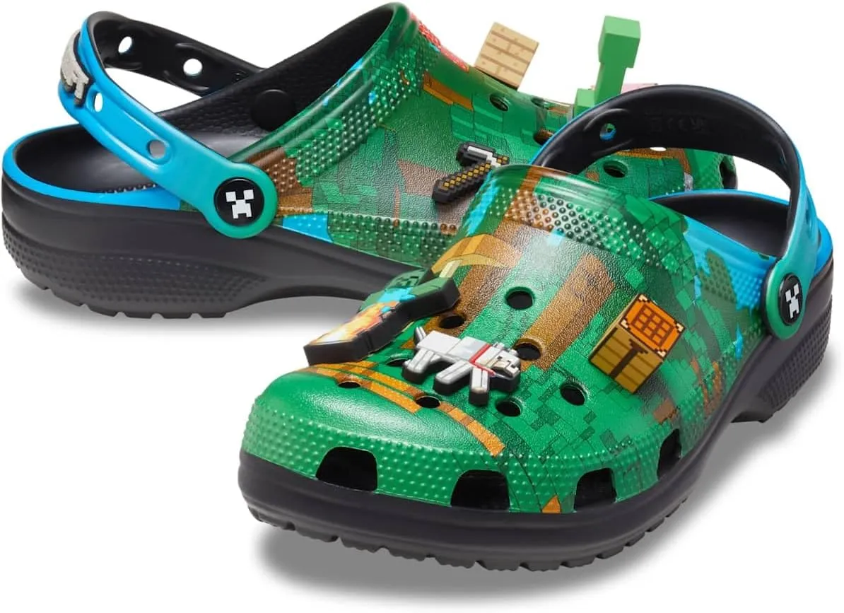 Crocs Unisex-Adult Classic Minecraft Clogs