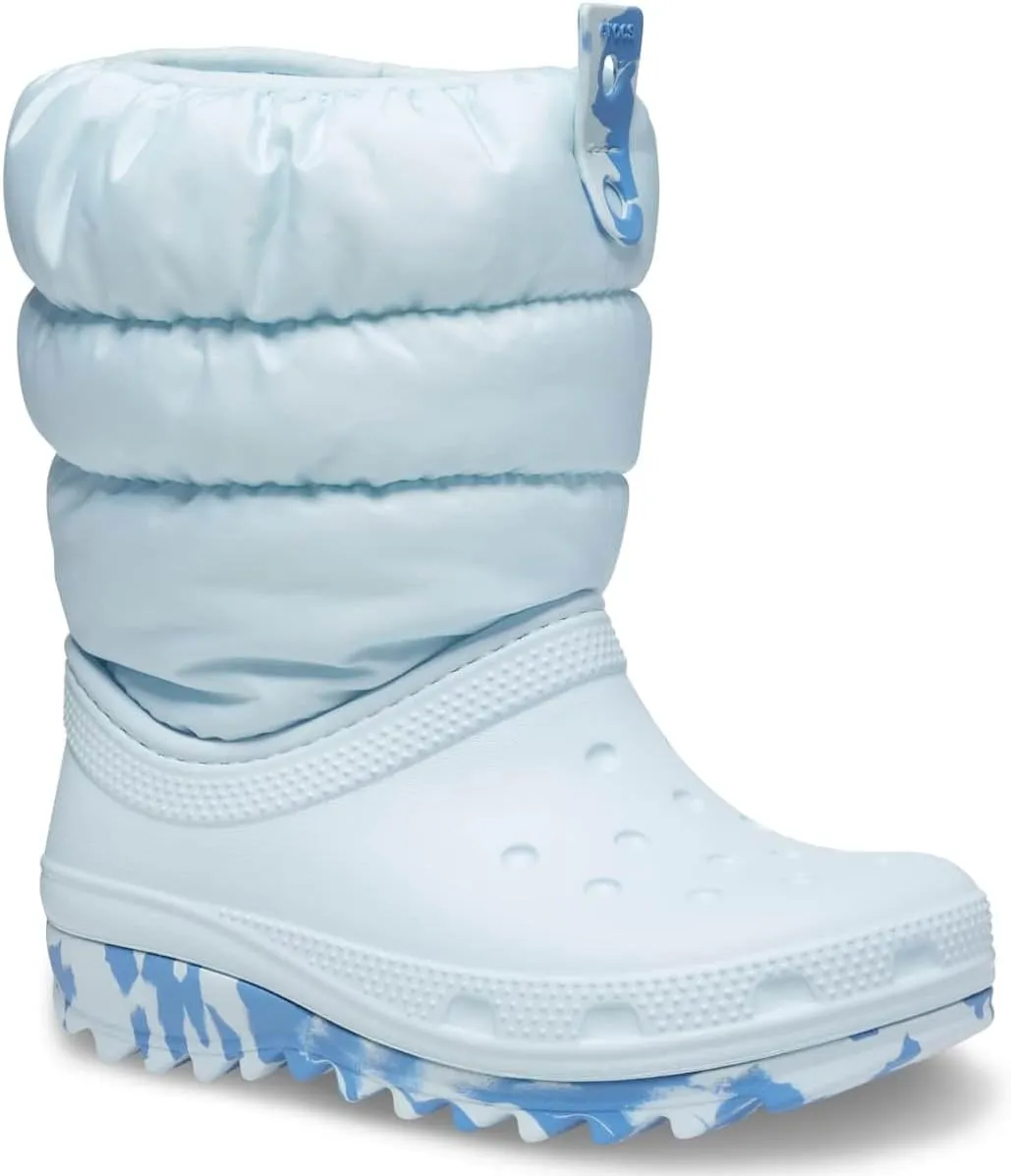 Crocs Unisex-Child Classic Lined Neo Puff Boot Snow