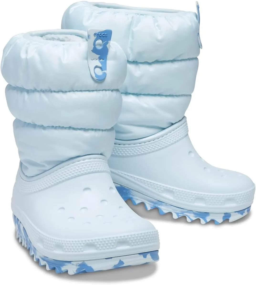 Crocs Unisex-Child Classic Lined Neo Puff Boot Snow