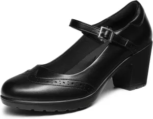 DREAM PAIRS Women's Oxfords Mary Jane Dress Shoes Heels for Women