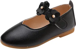 Dress Shoes for Girls,0-12 Years Children Kid Baby Girls Flower Leather Single Shoes Soft Dance Princess Shoes
