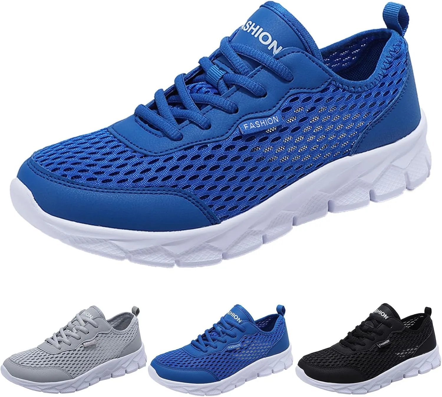 Fashion Orthopedic Sneakers for Men Breathable Mesh Comfortable Tennis Shoe Men's Classic Casual Walking Shoes