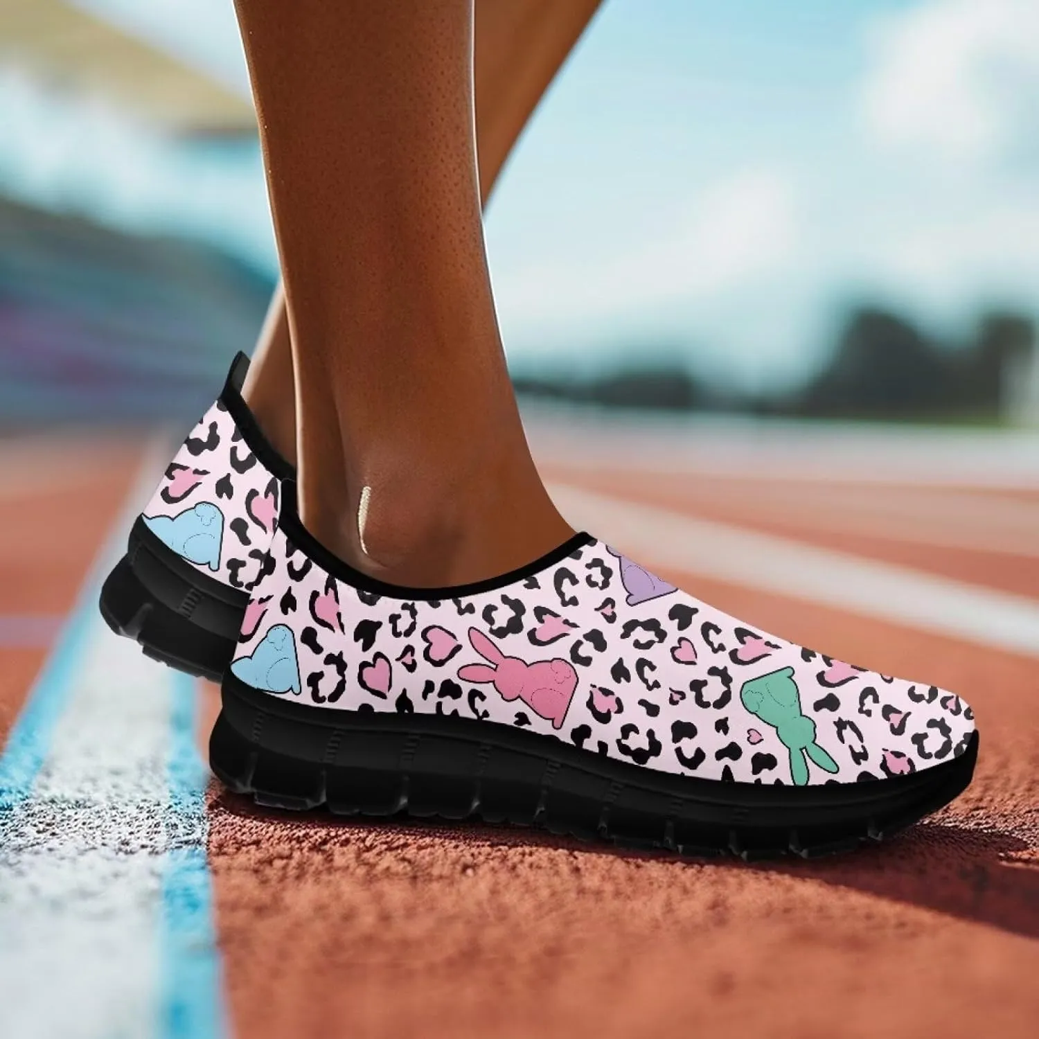 Fashion Sneakers for Women Lightweight Walking Casual Slip Ons Comfortable Art Painted Soft Athletic Travel Shoes for Ladies Festival Serise US Size 5.5-11.5