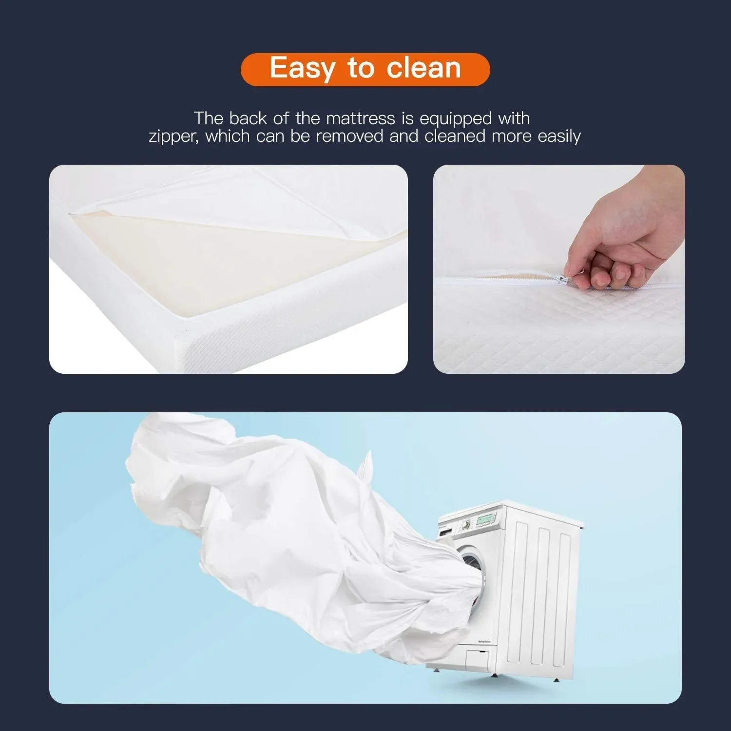 FDW Memory Foam Mattress 8 inch Twin Size Gel Mattress for Cool Sleep Pressure Relief CertiPUR-US Certified/Bed-in-a-Box/Pressure Relieving