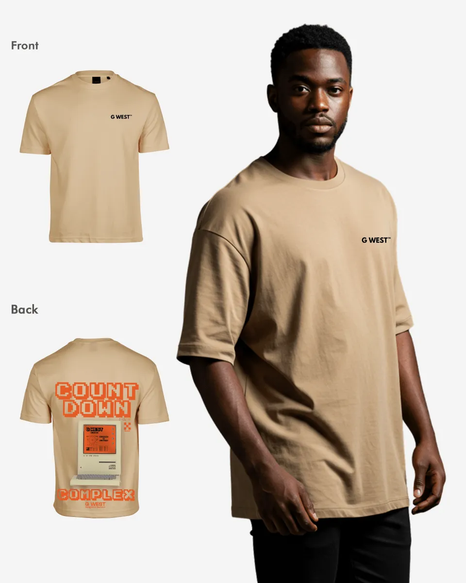 G West Oversized Retro Pc T-Shirt - 4 Colors