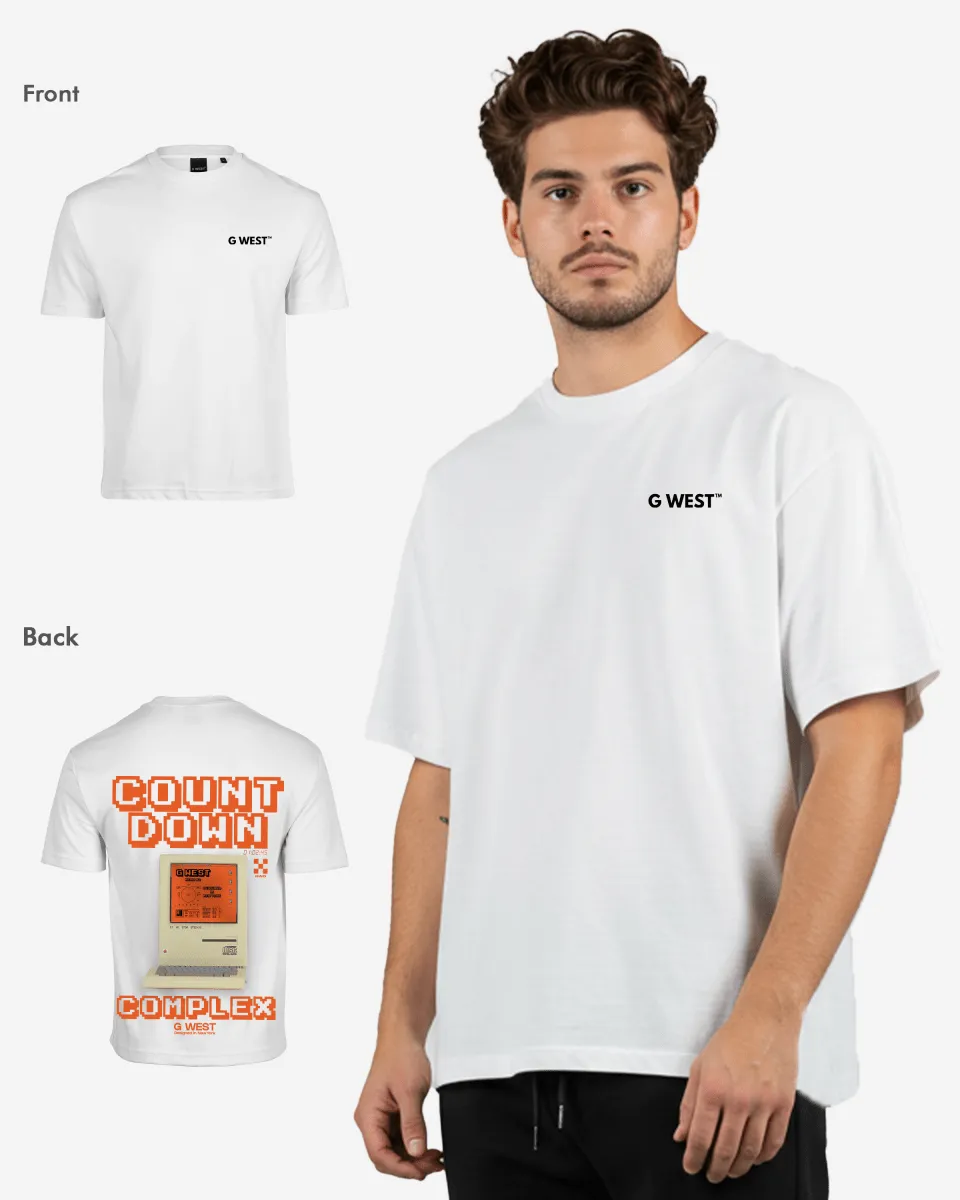 G West Oversized Retro Pc T-Shirt - 4 Colors