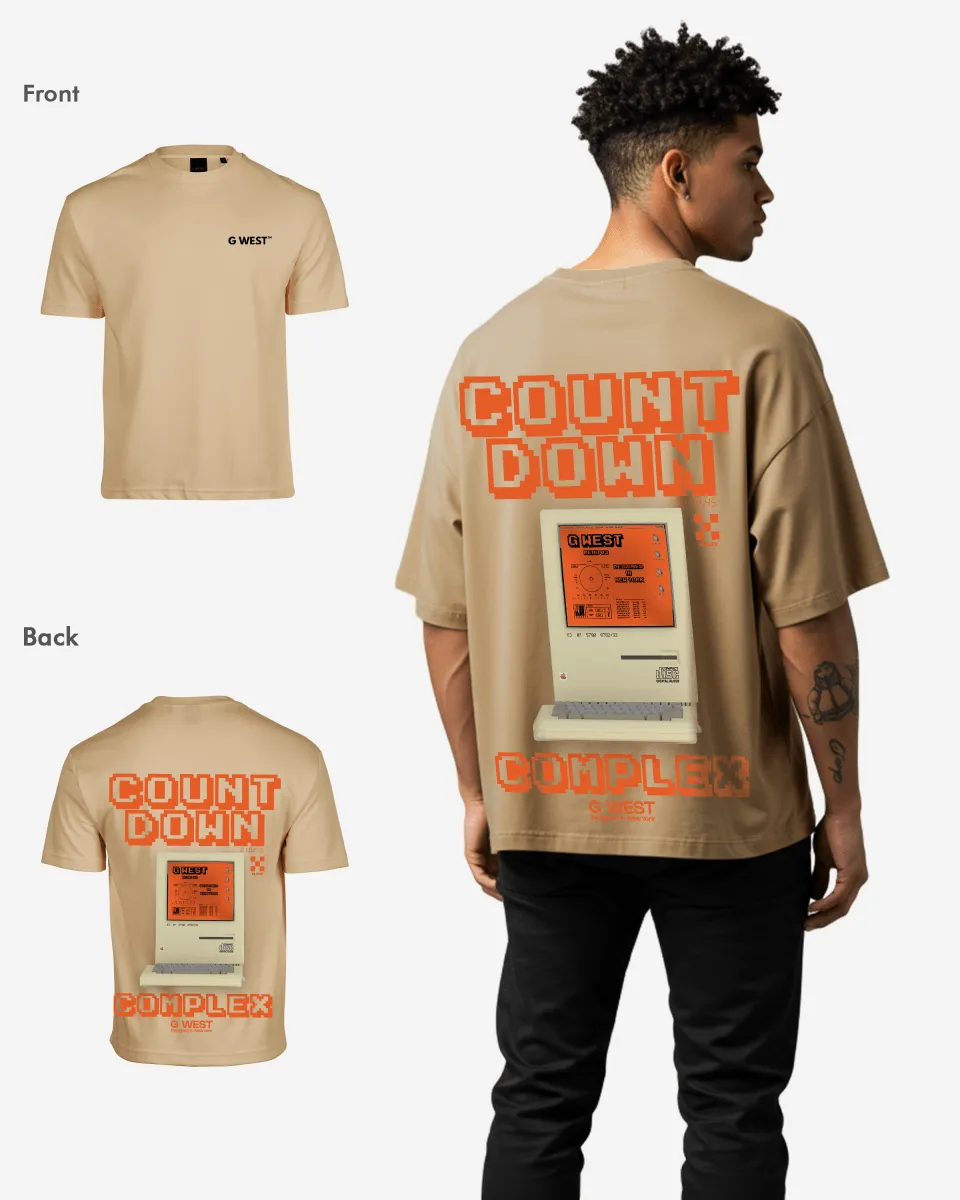 G West Oversized Retro Pc T-Shirt - 4 Colors