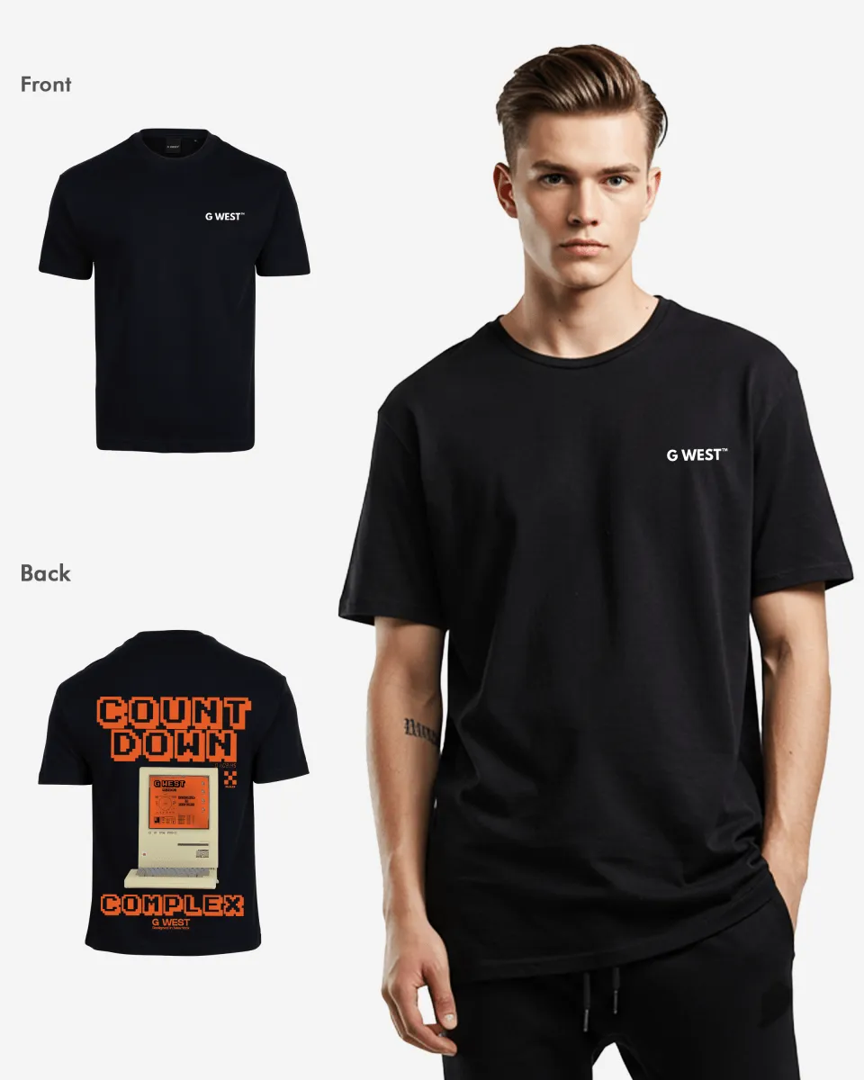 G West Oversized Retro Pc T-Shirt - 4 Colors