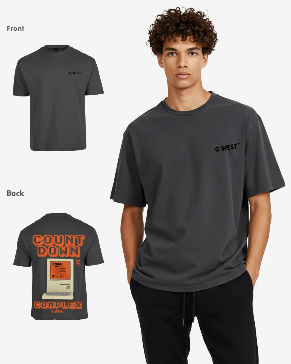 G West Oversized Retro Pc T-Shirt - 4 Colors
