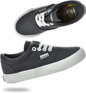 Hurley Marley Kids Lace Up Canvas Sneakers  Low Cut Skateboarding Shoes for Kids, Sports Shoes for Boys and Girls