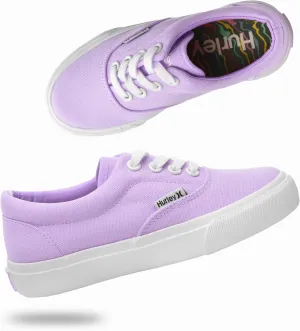 Hurley Marley Kids Lace Up Canvas Sneakers  Low Cut Skateboarding Shoes for Kids, Sports Shoes for Boys and Girls