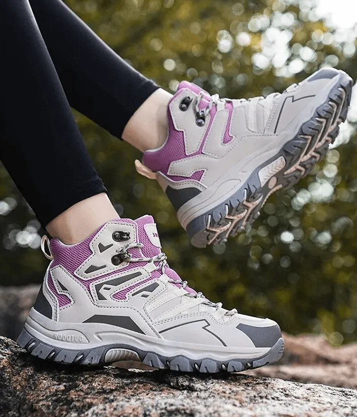 Insulated Unisex Leather Hiking Boots With Cushioning - SF1634