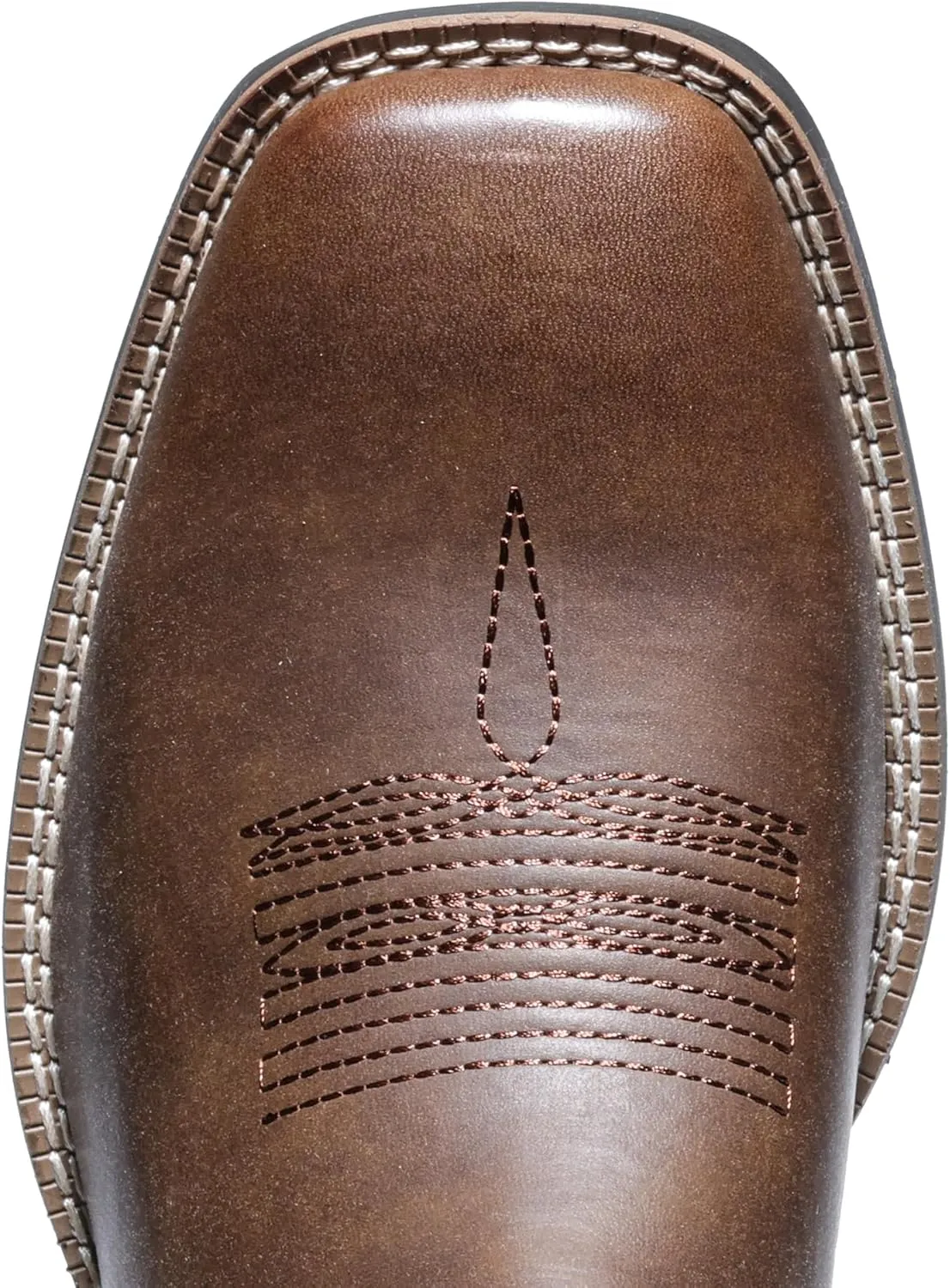 IXU Cowboy Boots For Men Square Toe Ankle Boots Western Chelsea Boot Casual Dress Slip On Men Shoes