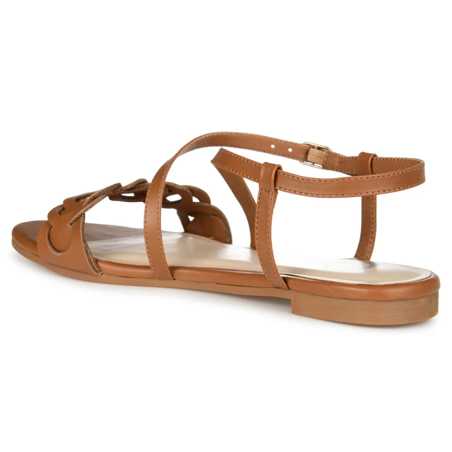Journee Collection Jalia Women's Strappy Sandals Journee Collection, White