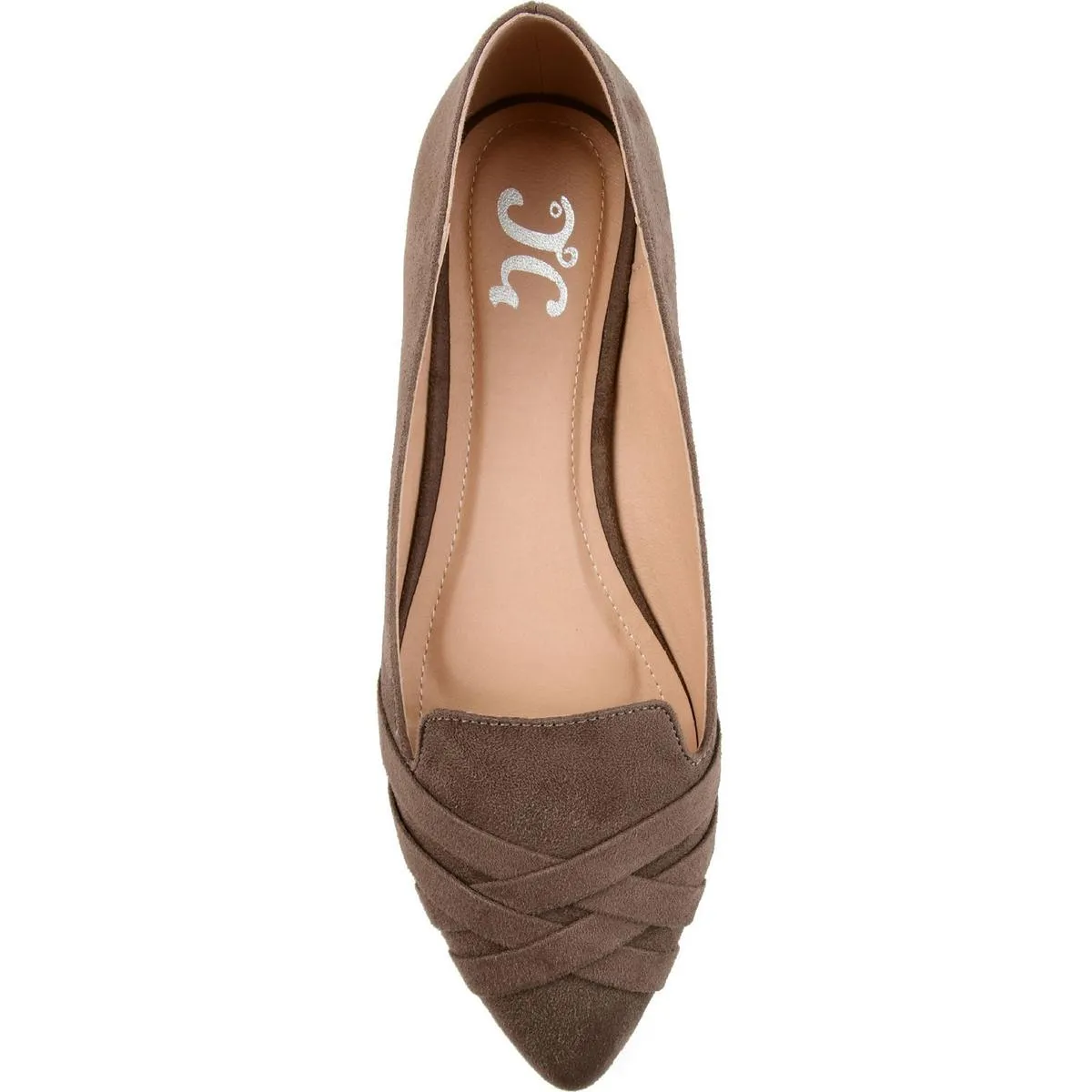 Journee Collection Womens Mindee Faux Suede Slip On Loafers