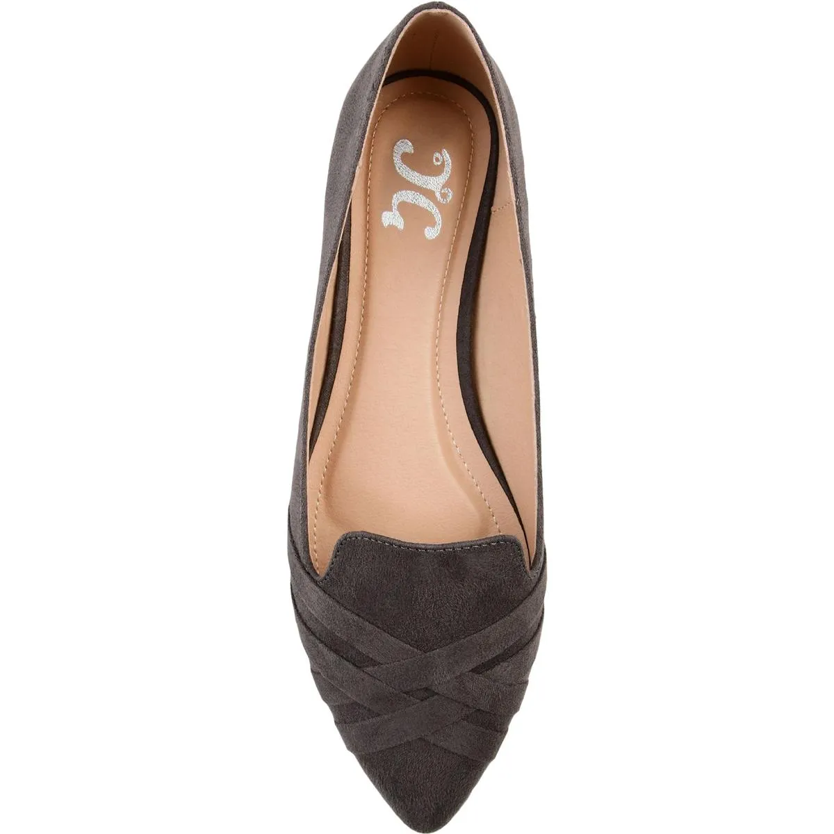 Journee Collection Womens Mindee Faux Suede Slip On Loafers