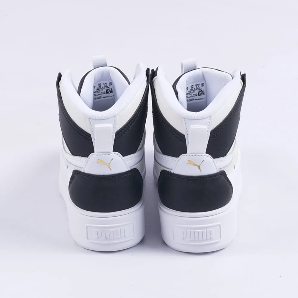 Karmen Rebelle Mid Sneakers (Black/White)
