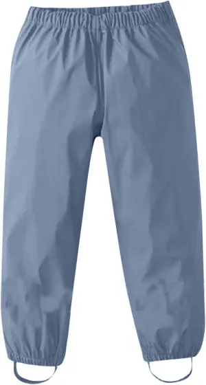 Kids Rain Pants Boys Girls Waterproof Pants Toddler Mud Dirty Proof Lightweight Rain Suit Solid Color Trousers Outdoor