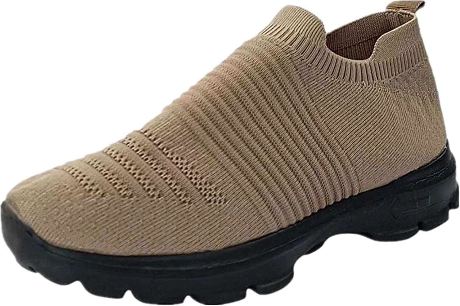 Ladmiple Sneakers For Women Slip On Walking Shoes Non Slip Fashion Casual Dressy Summer Fashion Comfortable Flats Loafer