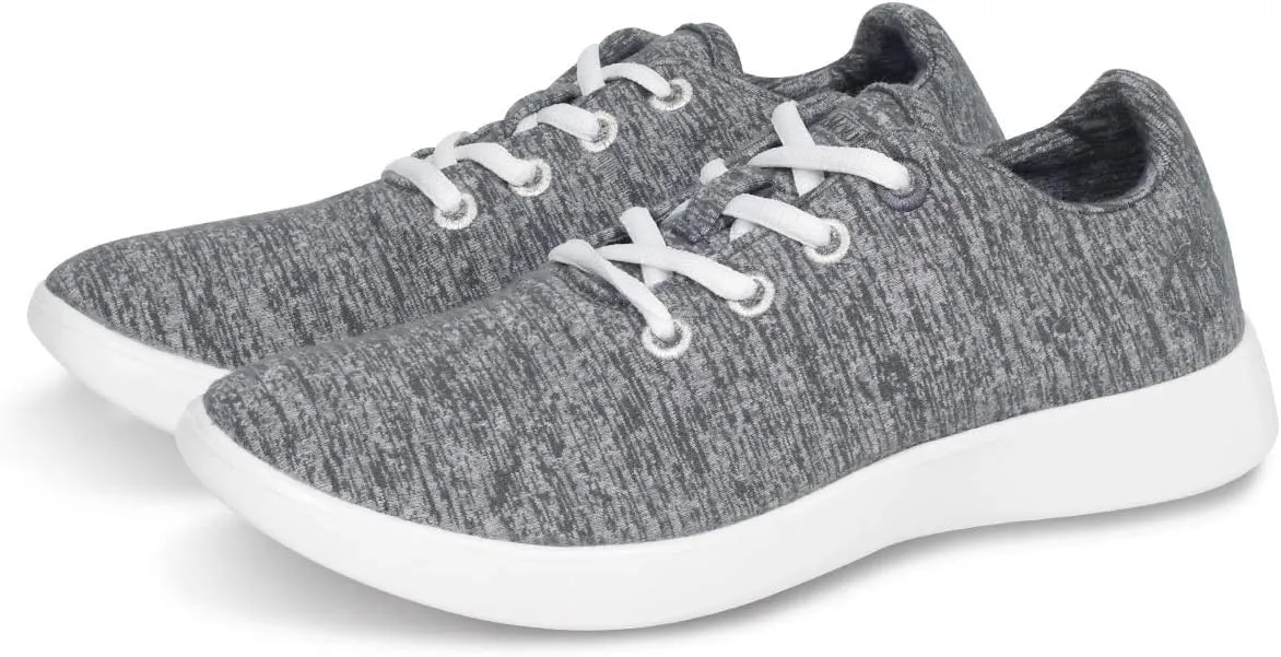 LeMouton Classic Women's Wool Shoe | Comfortable Lightweight | Walking Lace Up Sneaker