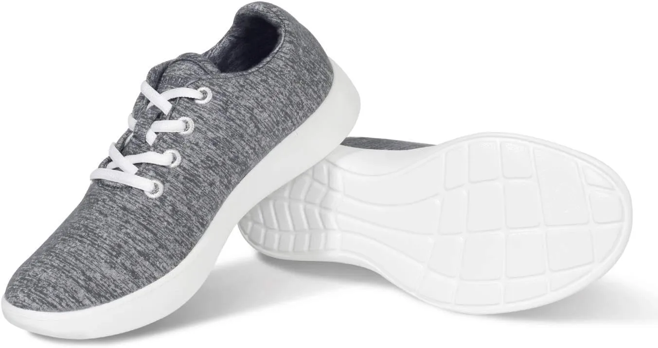 LeMouton Classic Women's Wool Shoe | Comfortable Lightweight | Walking Lace Up Sneaker