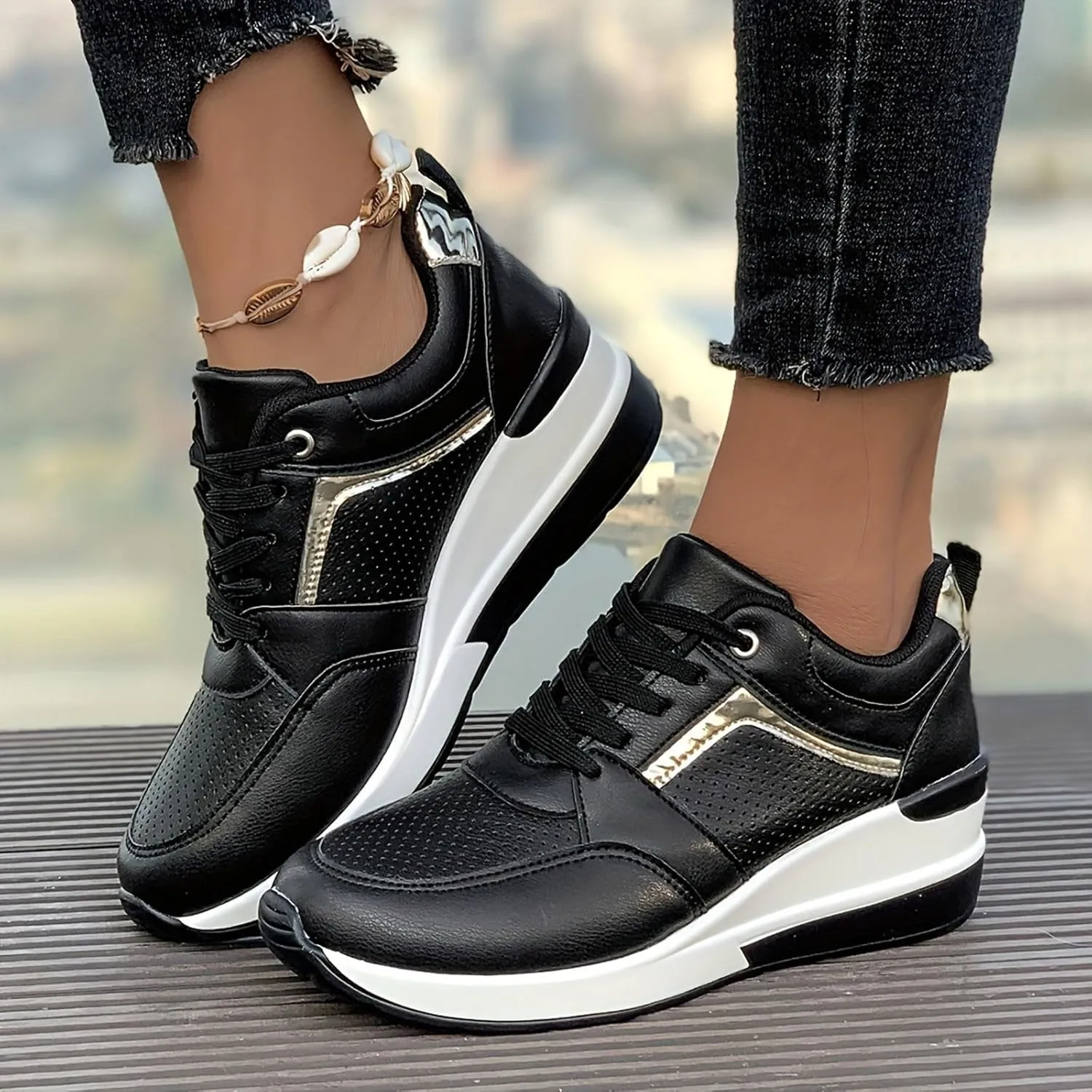 Lightweight Nursing Shoes for Women Sports Workout Gym Shoes for Running Classic Athletic Skateboard Sneakers