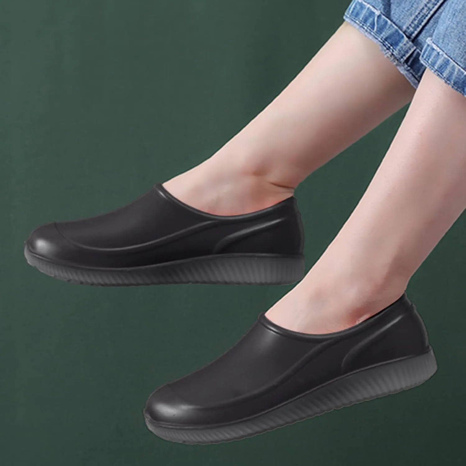Men's And Women's Couple Fashion Rain Boots Non-Slip Waterproof Rain Shoes For Outdoor Work Fishing Travel