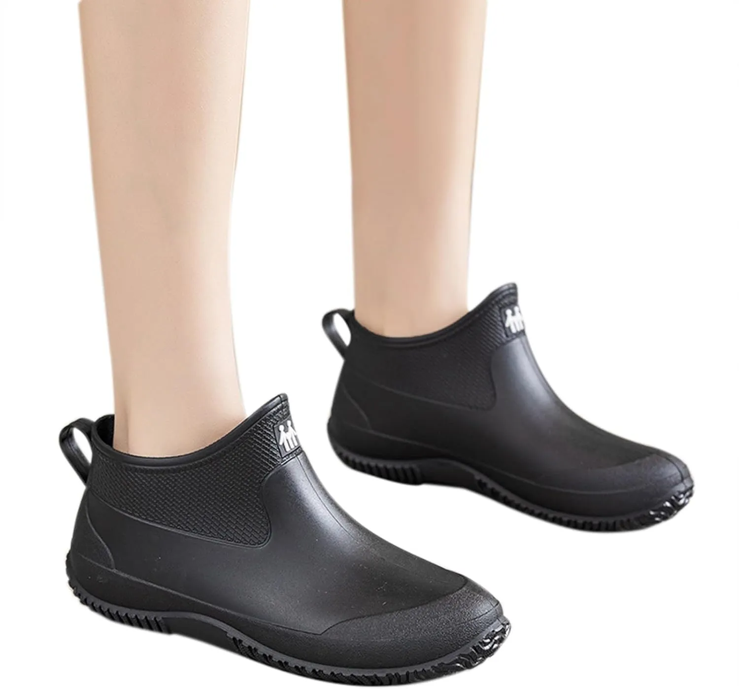 Men's And Women's Outdoor Waterproof Anti Slip Rain Boots Fashionable Short Rain Boots Garden Shoes Ankle Boots