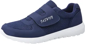 Men's Arch Support Insole Shoes Casual Sneaker Mesh Breathable Walking Shoe Casual Soft Flat Soled Walking Shoes
