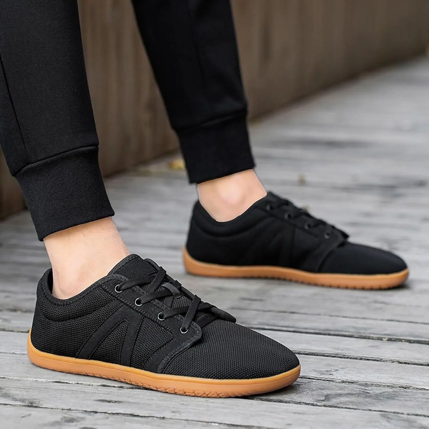 Men's Classic Casual Jogging Sneakers Lace Up Lightweight Breathable Fashion Sneaker Wide Walking Shoes for Men