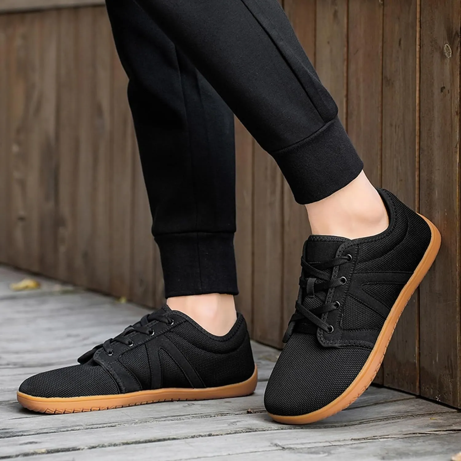 Men's Classic Casual Jogging Sneakers Lace Up Lightweight Breathable Fashion Sneaker Wide Walking Shoes for Men