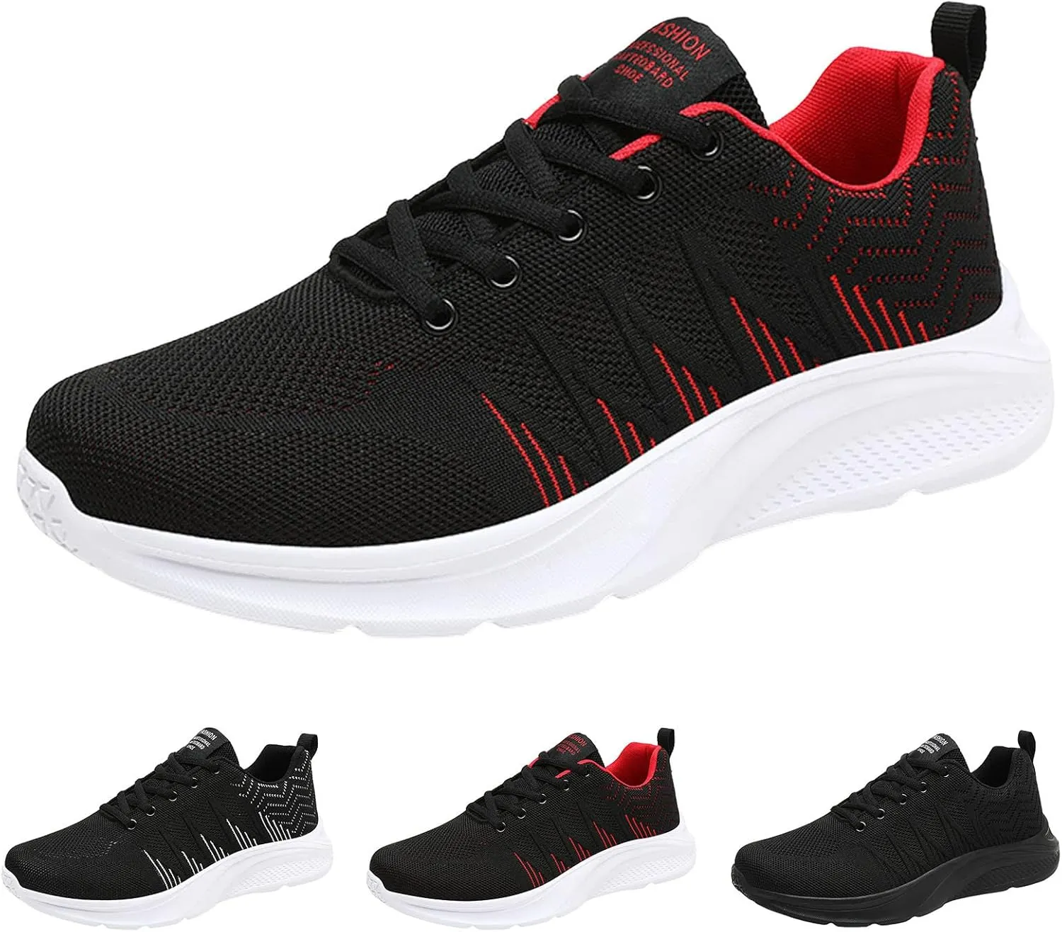 Men's Classic Casual Jogging Sneakers Lightweight Breathable Walking Shoe Gym Tennis Athletic Fashion Sneakers