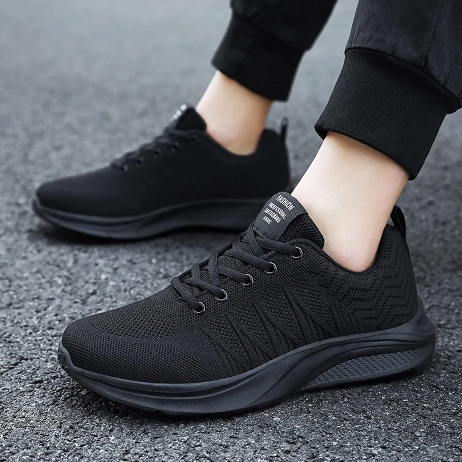 Men's Classic Casual Jogging Sneakers Lightweight Breathable Walking Shoe Gym Tennis Athletic Fashion Sneakers