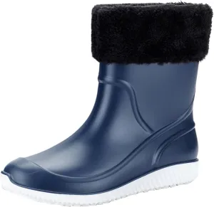 Men's Rain Boots Waterproof Non-Slip Outdoor Work Rubber Boots Fishing Boots For Men Waterproof Ankle Rain Boots