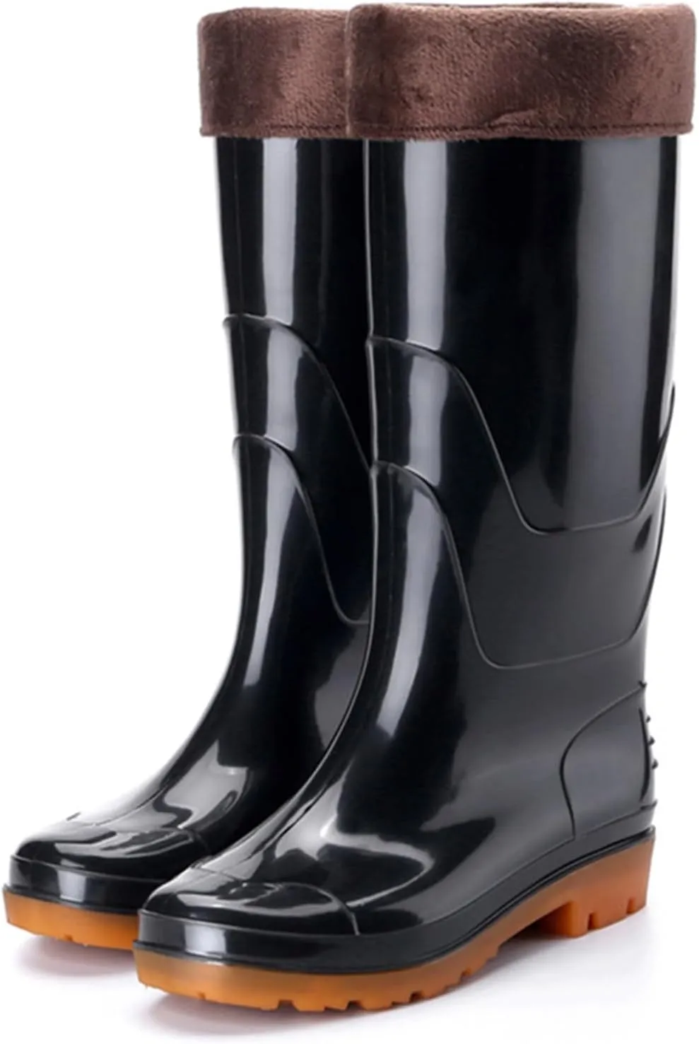 Men's Rubber Boots Waterproof Rain Boots Insulated Boots Mud Boots for Hunting Gardening Yard Chore Working