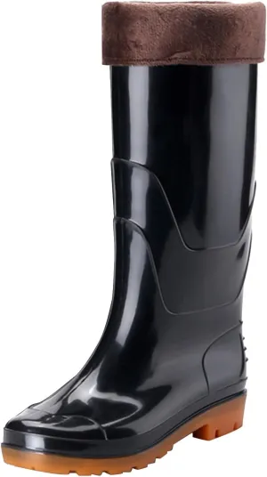 Men's Rubber Boots Waterproof Rain Boots Insulated Boots Mud Boots for Hunting Gardening Yard Chore Working
