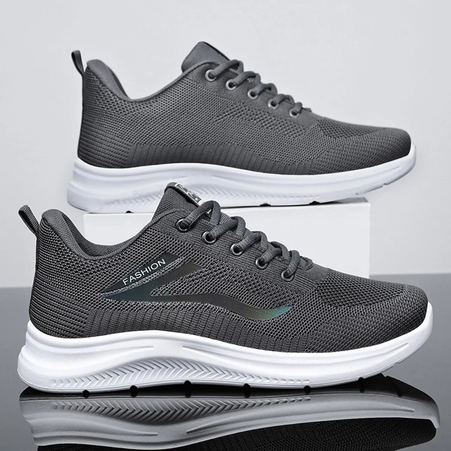 Men's Stretch Memory Foam Shoes Lightweight Breathable Slip on Running Shoe Men's Classic Casual Walking Shoes