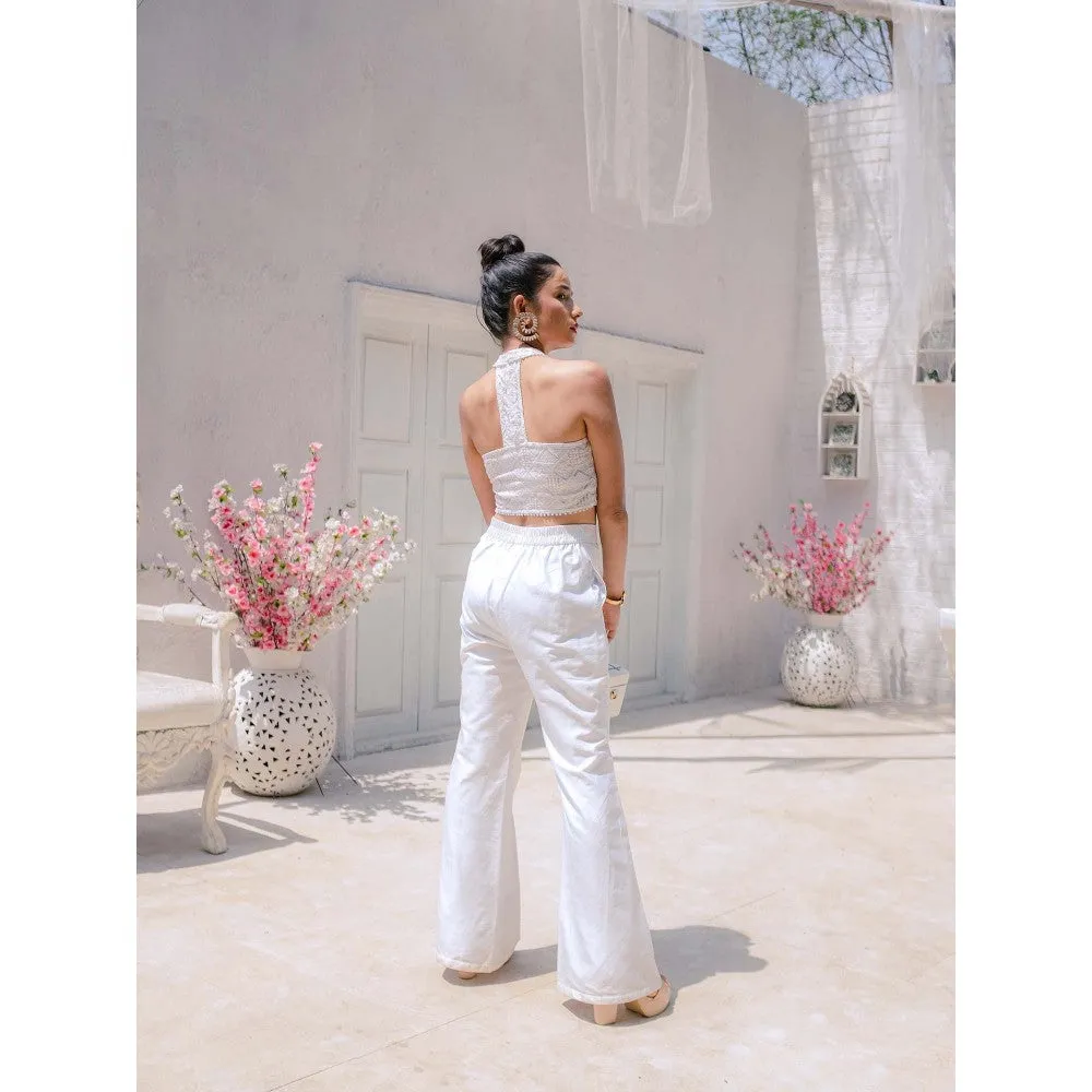 MONK & MEI Nazm Pants- White
