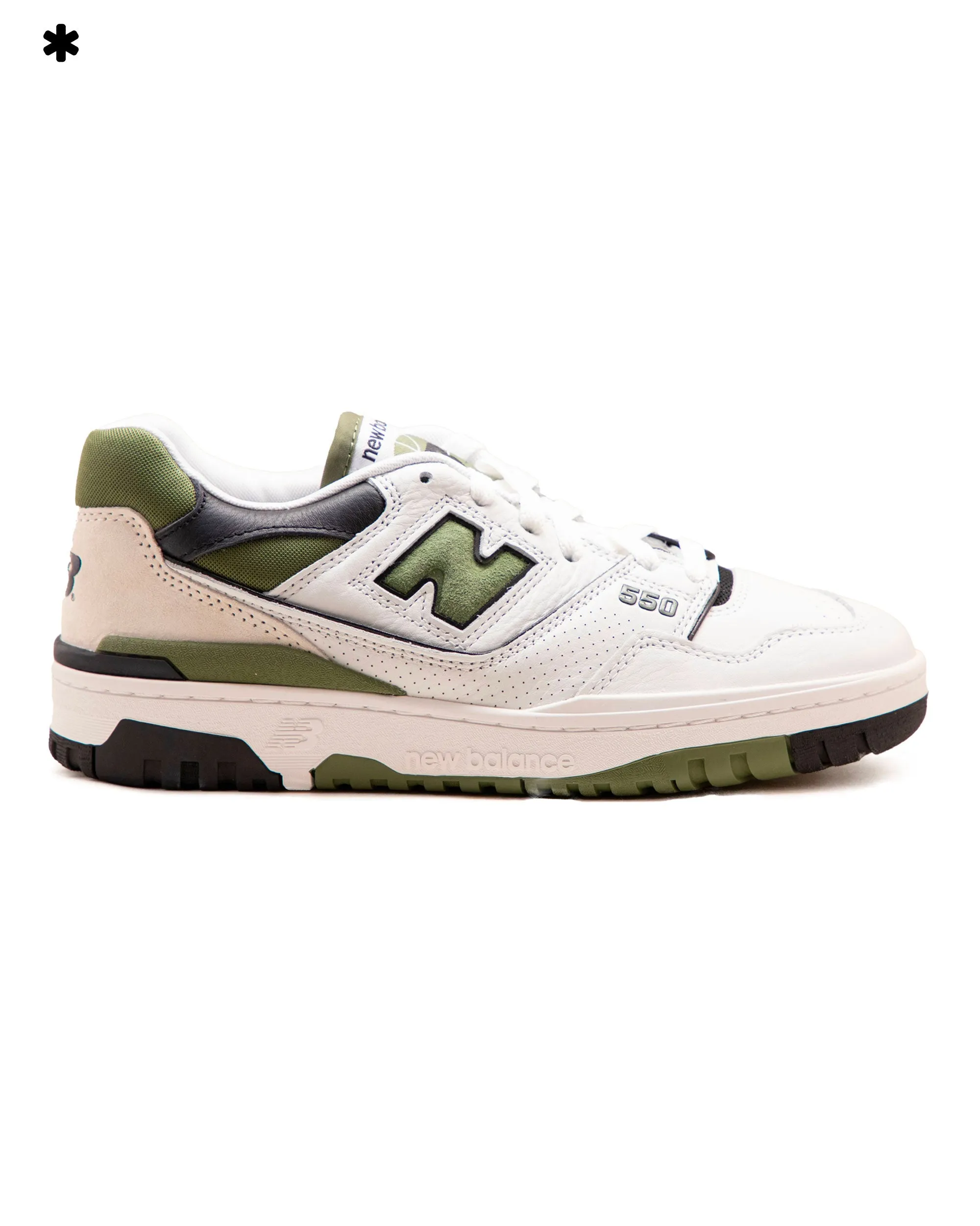 New Balance 550 Bianco Verde Militare