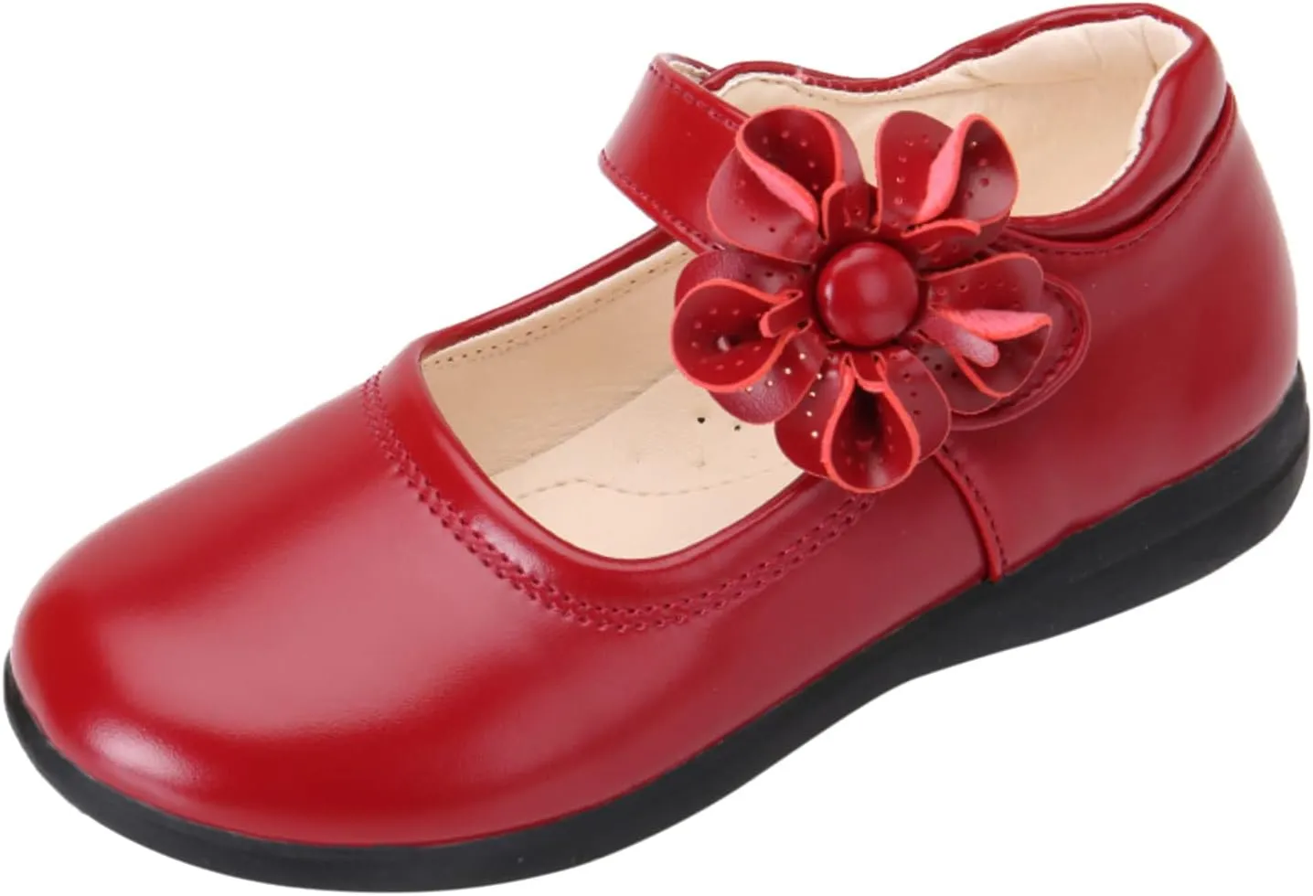 Newborn Shoes for Girls,Children Baby Girls Leather Flower Princess Shoes Soft Dance Shoes Kids Shoes